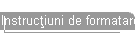 Instrucţiuni de formatare